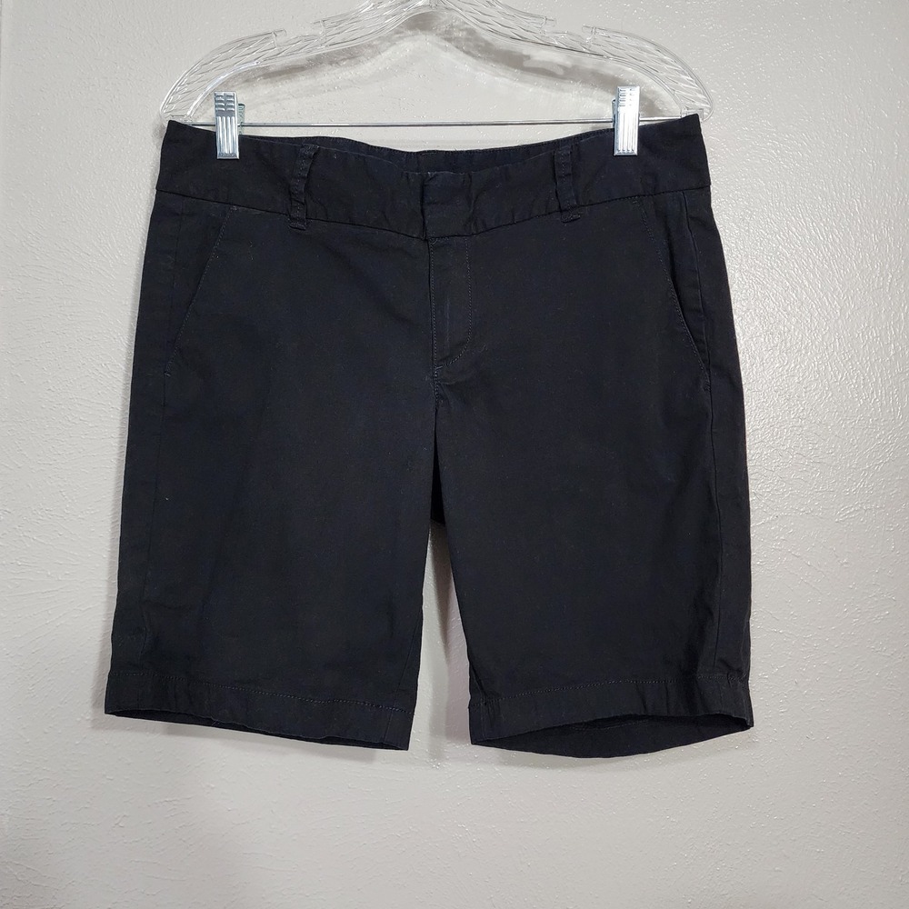 J Crew Women's Shorts Black Frankie Stretch Size 6 Chino